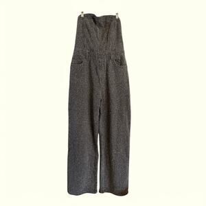 PrettyLittleThing Women's Size 10 Gray Bobbie Straight Leg Corset Jumpsuit (NWT)